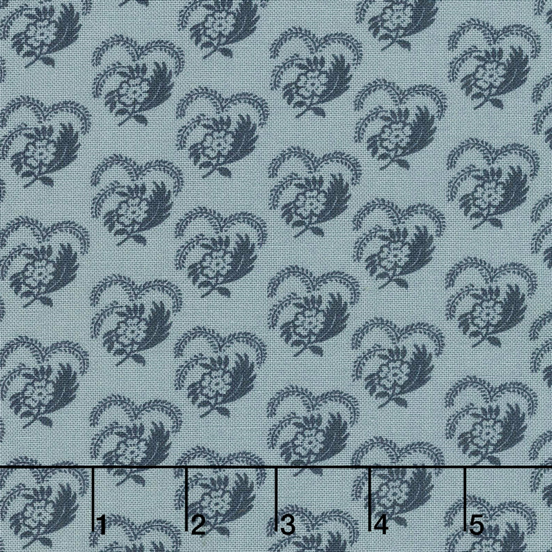 Regency Sussex - Billingshurst Circa 1780-1800 Oval Room Blue Yardage
