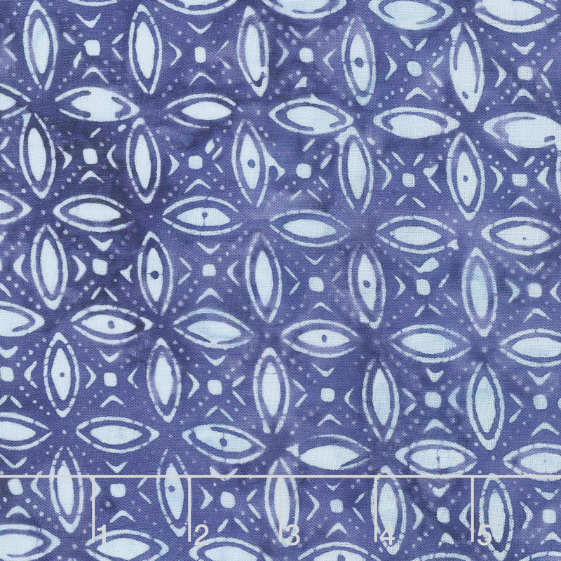 Calypso Rayon Batiks - Geometric Twilight Yardage