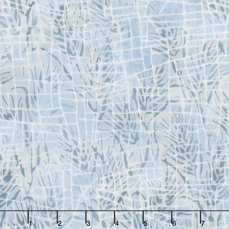 Blueberry Patch Batiks - Mosaic Lines Pewter Yardage
