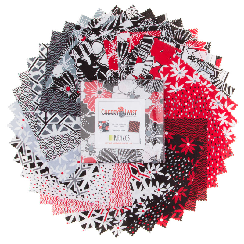 Cherry Twist Charm Pack