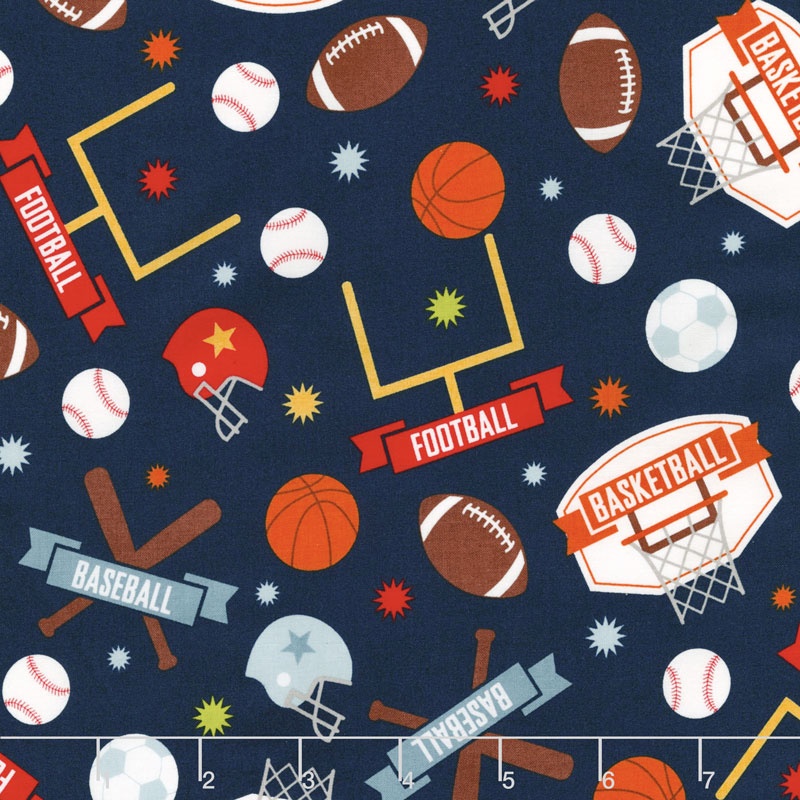 Game Day - Sports Main Navy Yardage