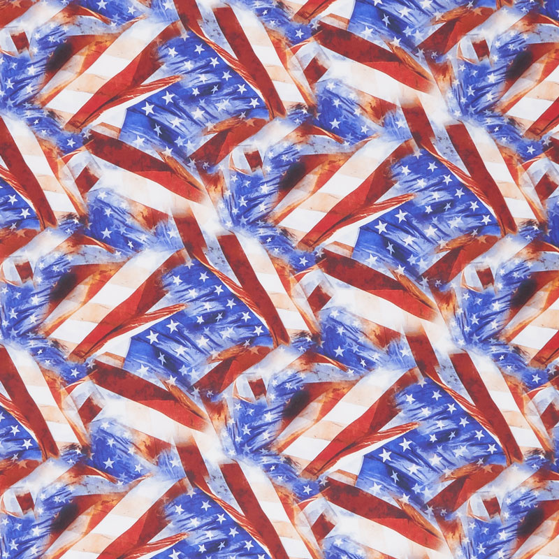 Lady Liberty - Flags Multi Yardage