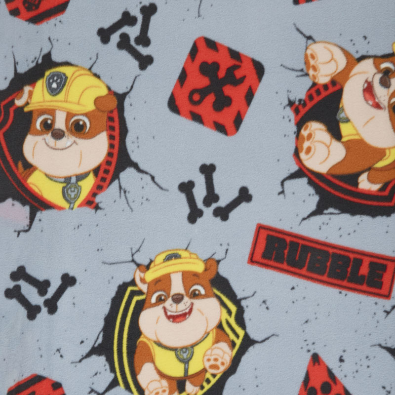 Paw Patrol - Breakthrough Grey Fleece Yardage