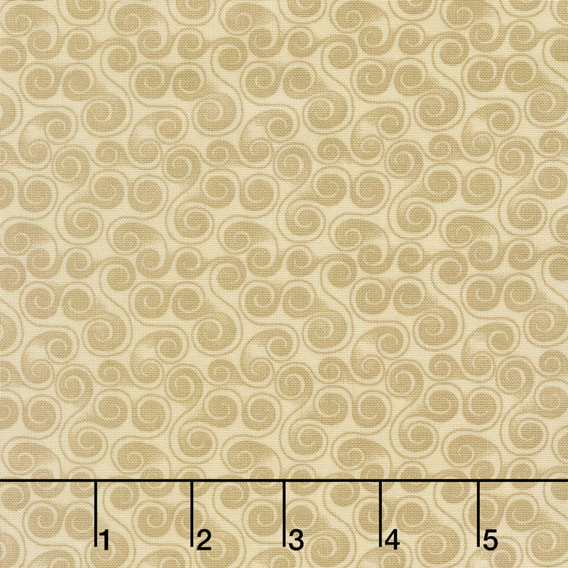 Moose Lake - Scroll Tan Yardage