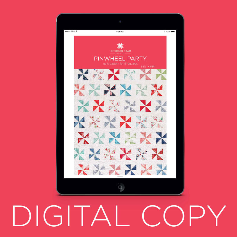 Digital Download - Pinwheel Party Pattern by MSQC