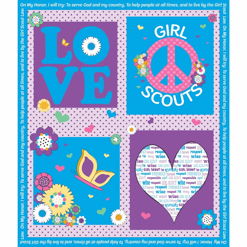 Girl Scouts - Girl Scout Blue Panel