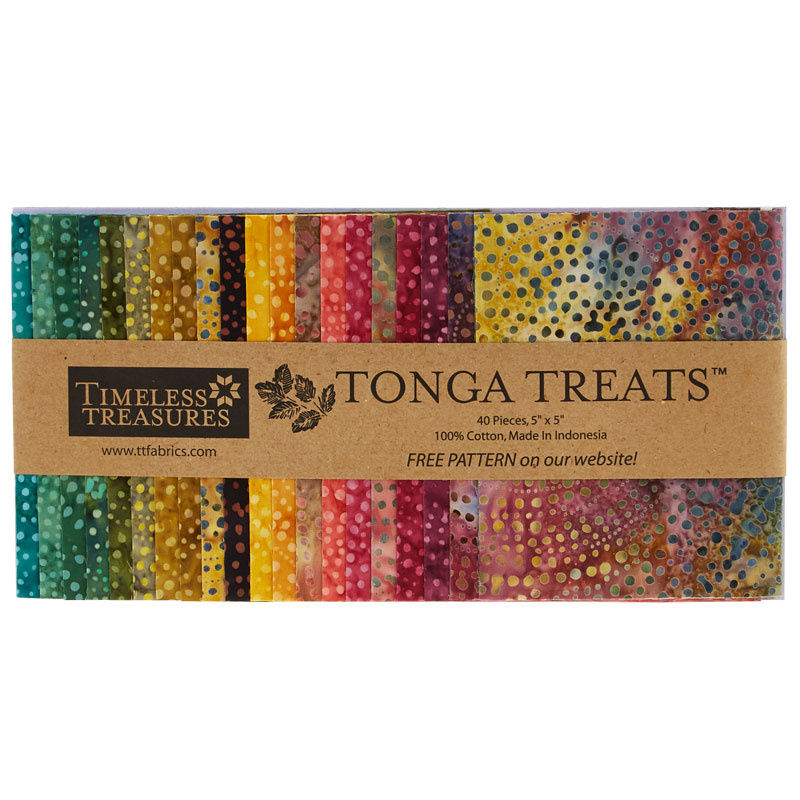 Tonga Treats Batiks - Colorwheel Forest Minis