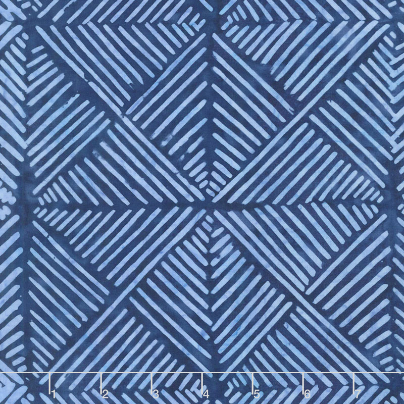 Calypso Batiks - Triangle Twilight Yardage