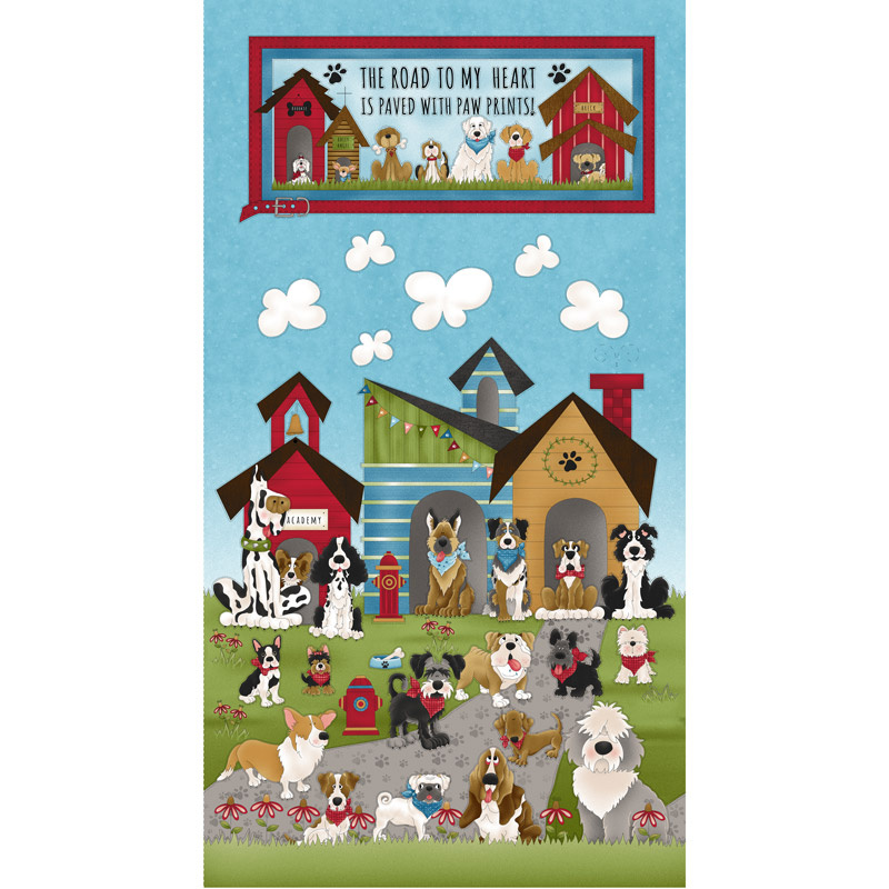 Home is Where the Dog Is! - Banner Blue Panel