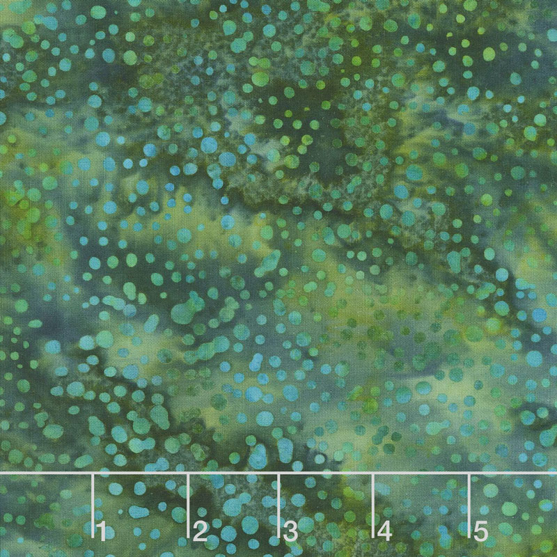 Magical Reef Batiks - Dot Jungle Water Yardage
