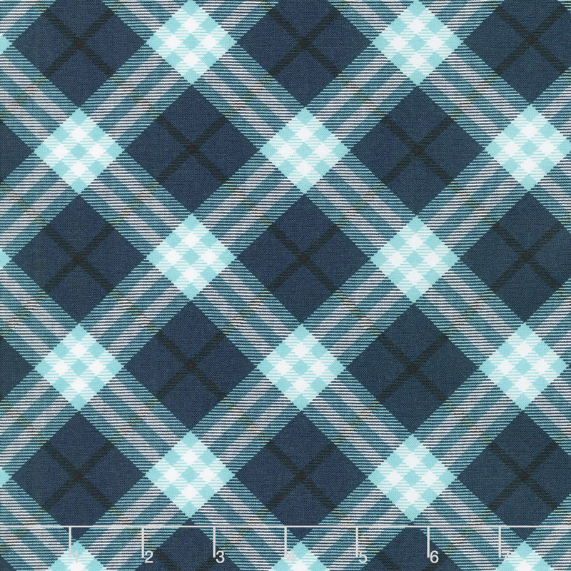 All-Weather Friend - Flannel Shirt Midnight Yardage