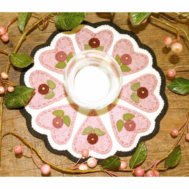 Hearts & Flowers Candle Mat Kit