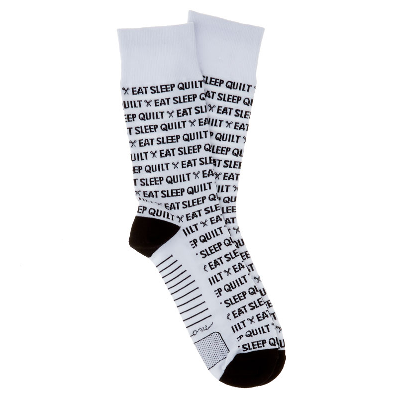 Eat Sleep Quilt Socks
