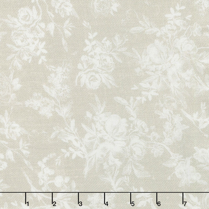 Farmhouse Rose - Toile Ivory Yardage