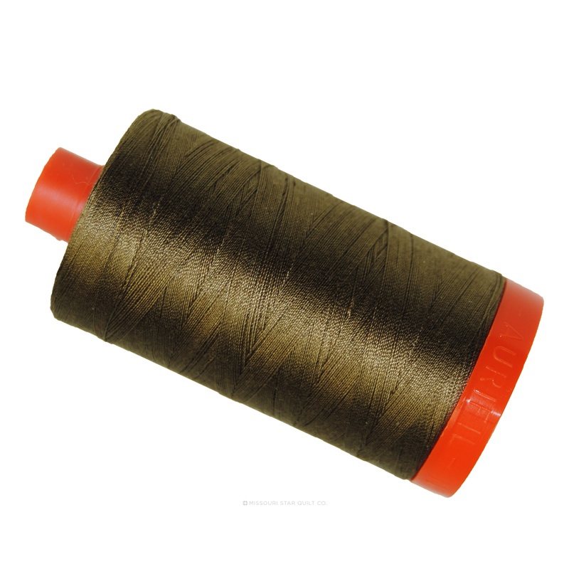 Aurifil 50 WT 100% Cotton Mako Large Spool Thread - Dark Sandstone