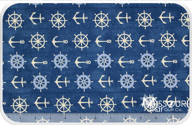 Catch of the Day - Anchors Blue Yardage
