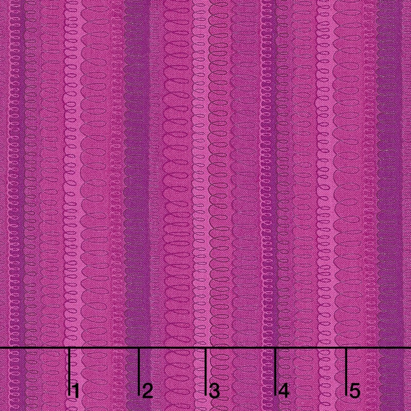 Hopscotch - Loop-de-Loop Bouganvilla Yardage