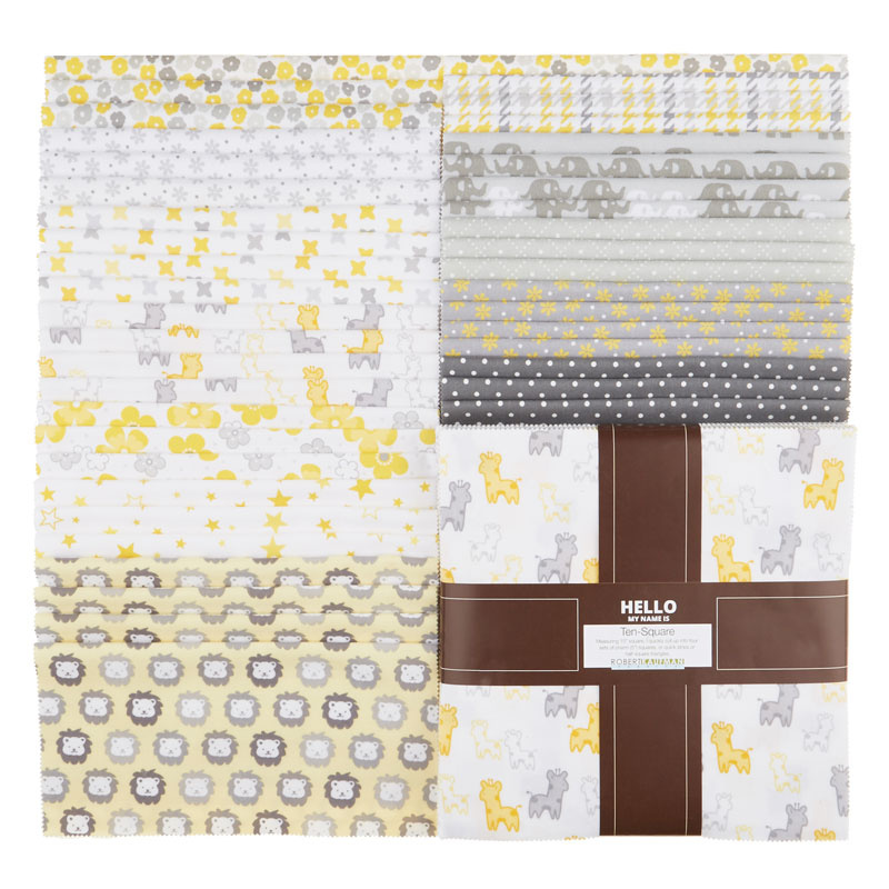 Cozy Cotton Flannels - Yellow Ten Squares
