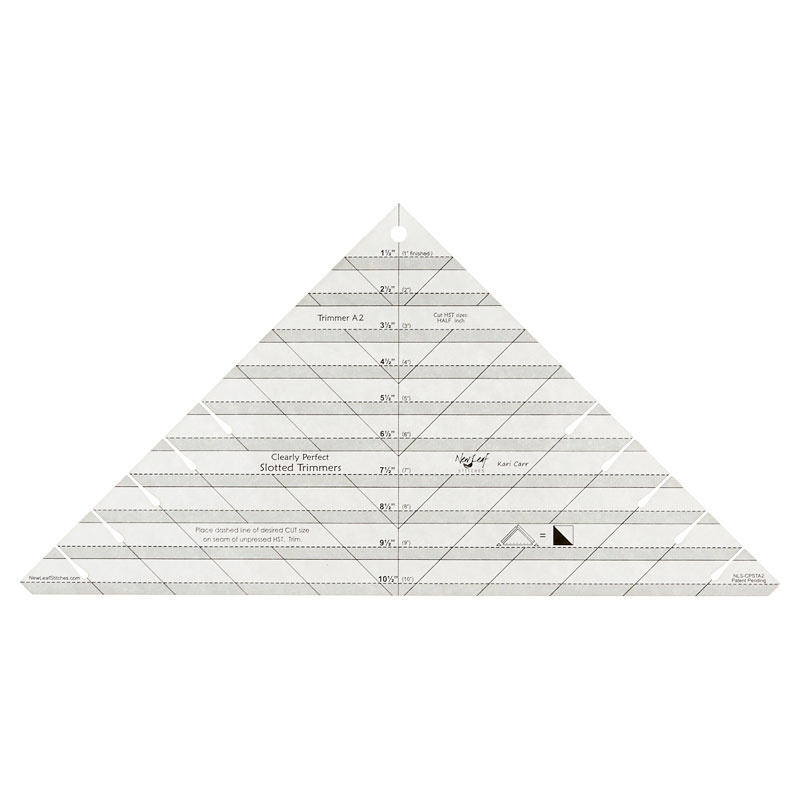 Clearly Perfect Slotted Trimmer A2 Kari Carr New Leaf Stitche...