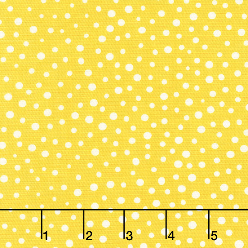 Confetti - Crazy Micro Dot Yellow Yardage
