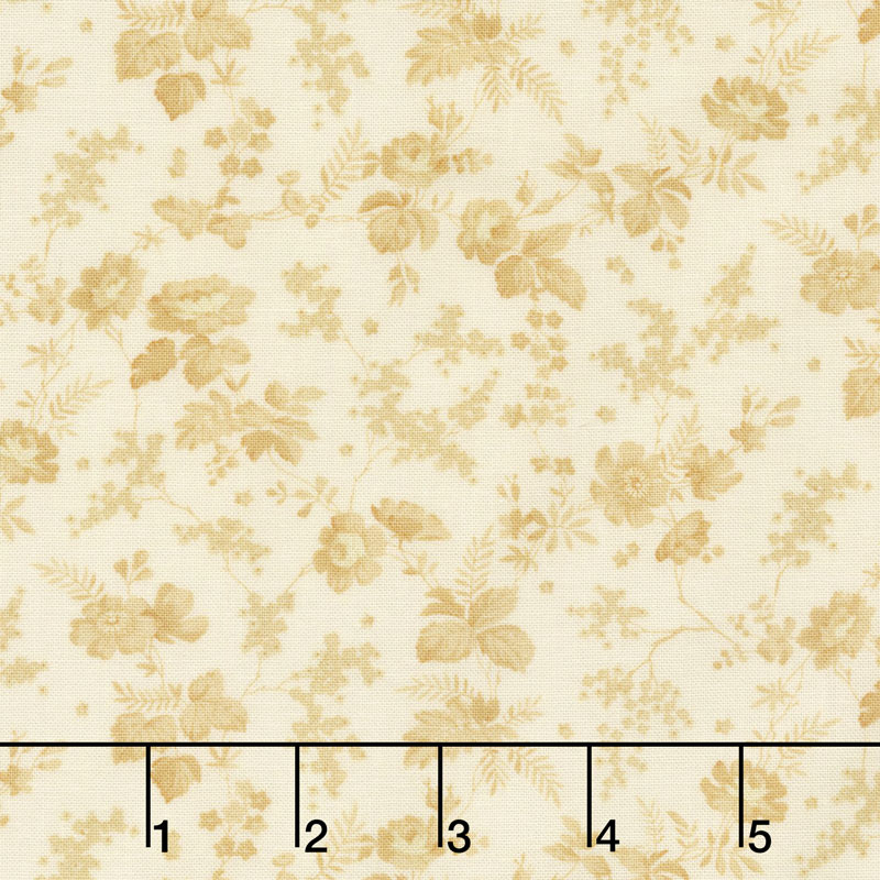 Bricolage - Trailing Flowers Ivory Yardage