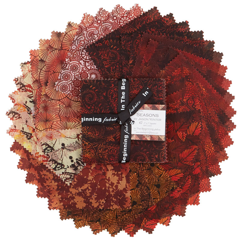 Seasons Autumn Digitally Printed Charm Pack