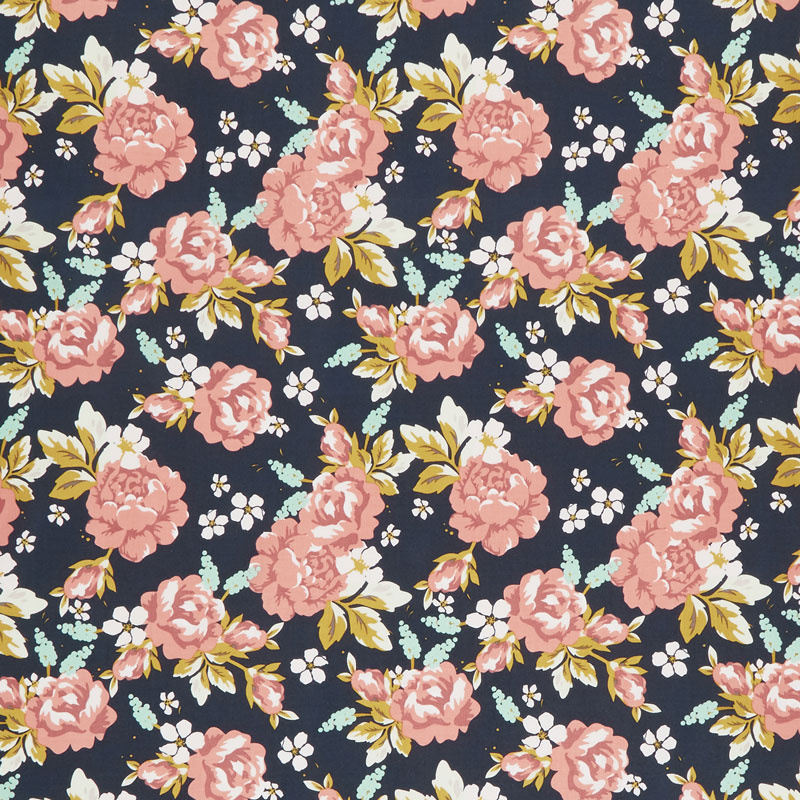 Golden Days - Main Navy Yardage