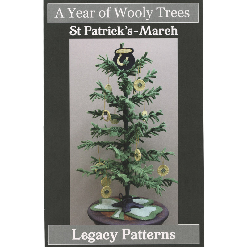 A Year of Wooly Trees Pattern - March St. Patrick's