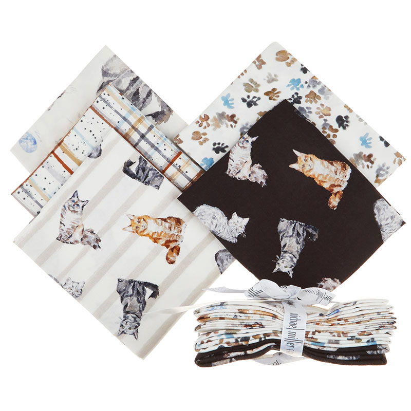 Paws Up 5 Easy Pieces Fat Quarter Bundle