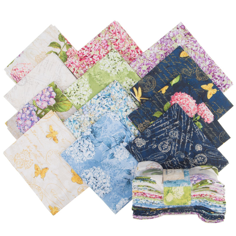 Hydrangea Dreams Fat Quarter Crystals