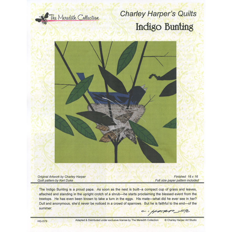 Indigo Bunting Pattern