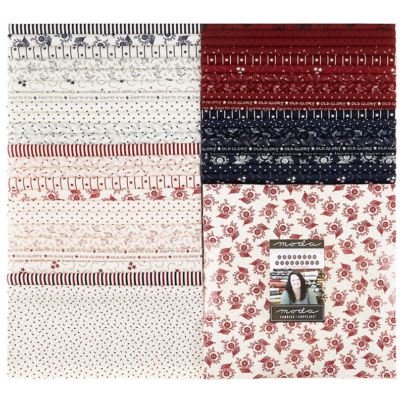 Star and Stripe Gatherings Layer Cake by Primitive Gatherings