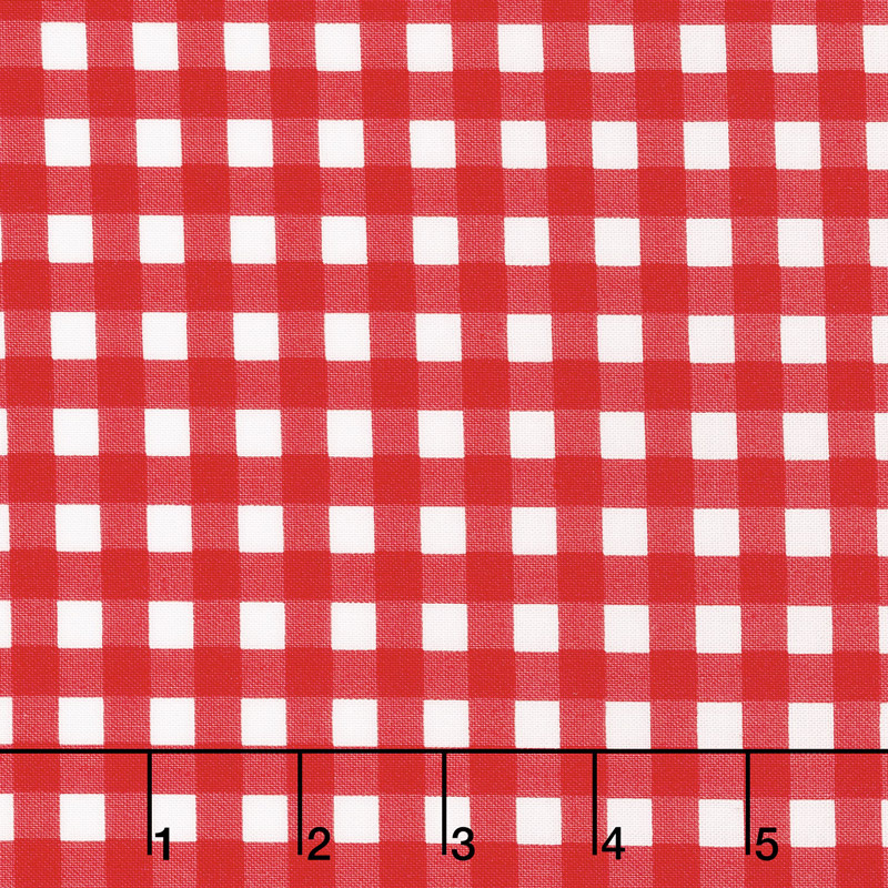 Vintage Holiday - Plaid Red Yardage