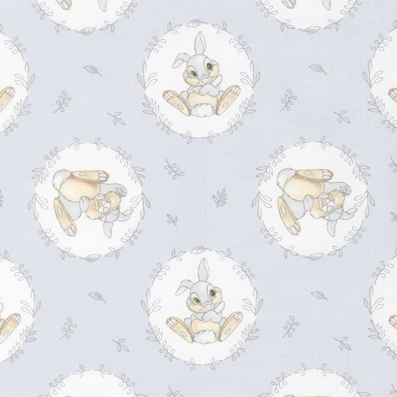 Disney Sentimental - Sweet Thumper in Grey Yardage
