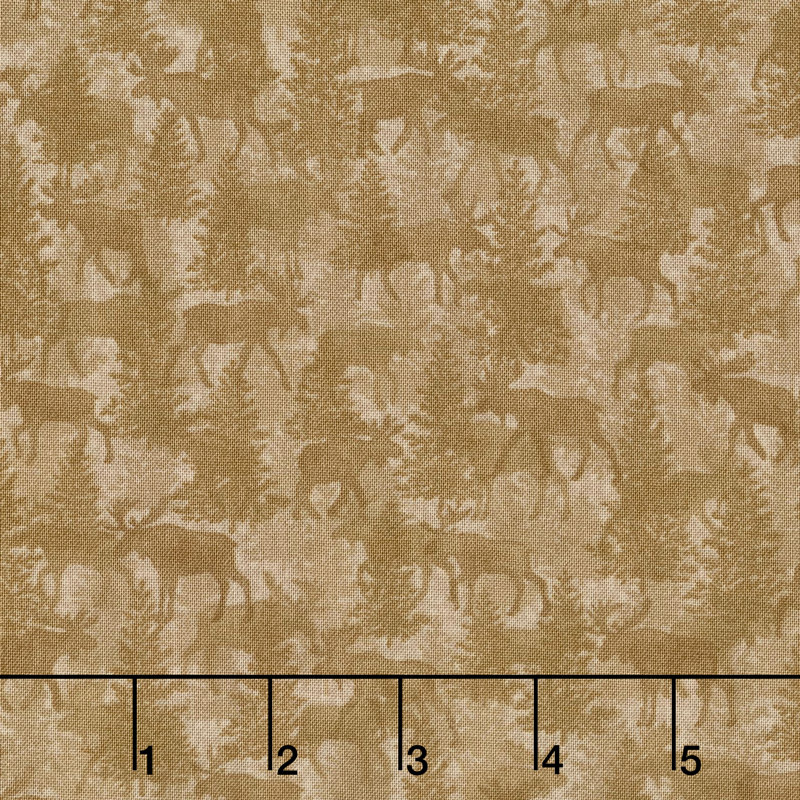 Moose Lake - Moose Crossing Mocha Yardage