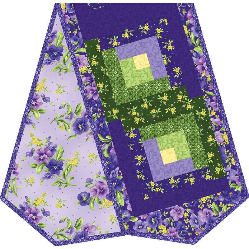 Emma's Garden Log Cabin Table Runner POD™ Kit