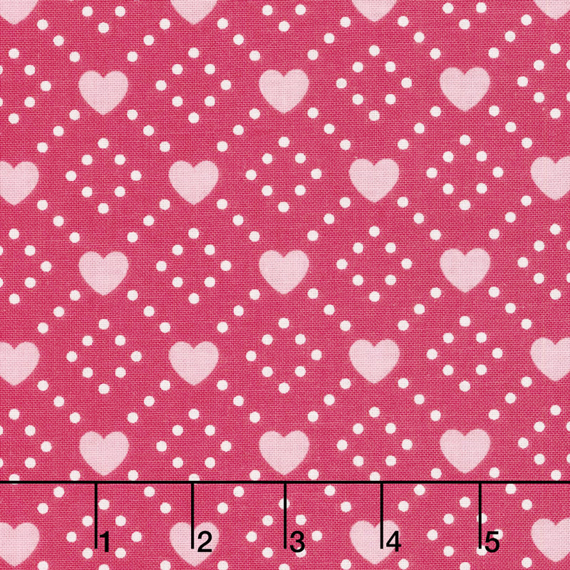 Hello Sweetheart - Diamond Pink Yardage