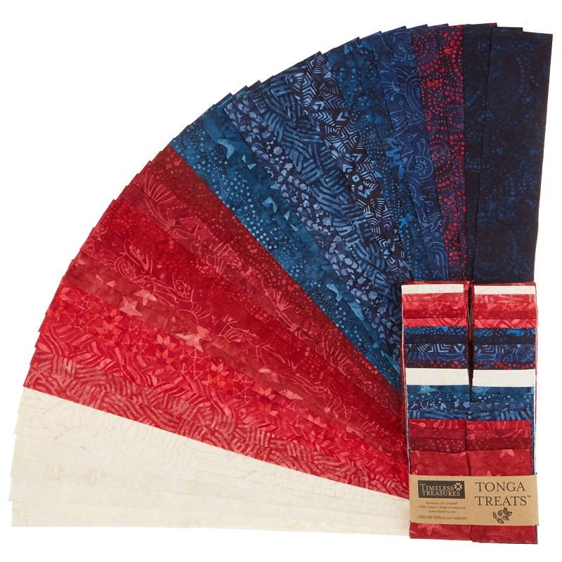 Tonga Treats Batiks - Patriots 2.5