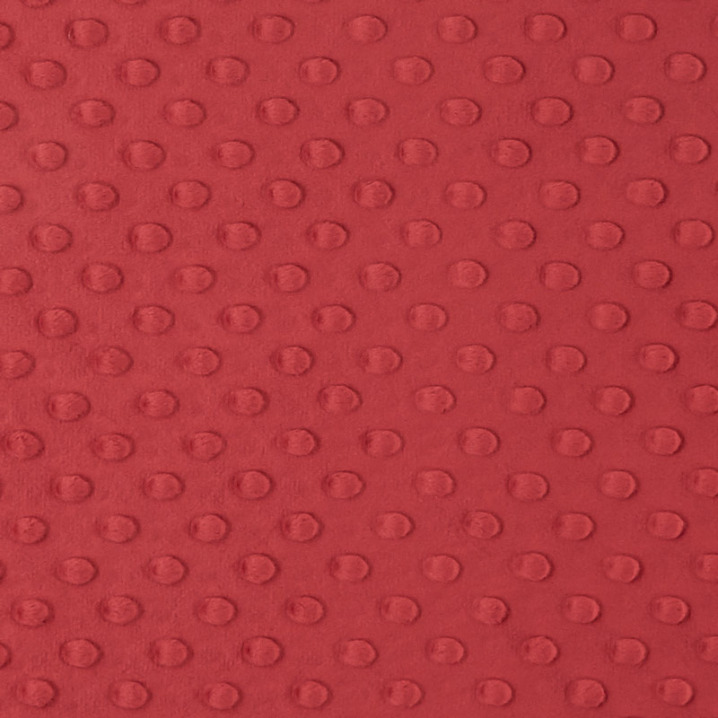 Cuddle Embossed Dimple - Crimson 60