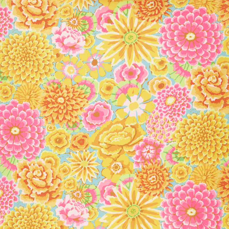Kaffe Fassett Collective Fall 2018 - Day Enchanted Yellow Yardage
