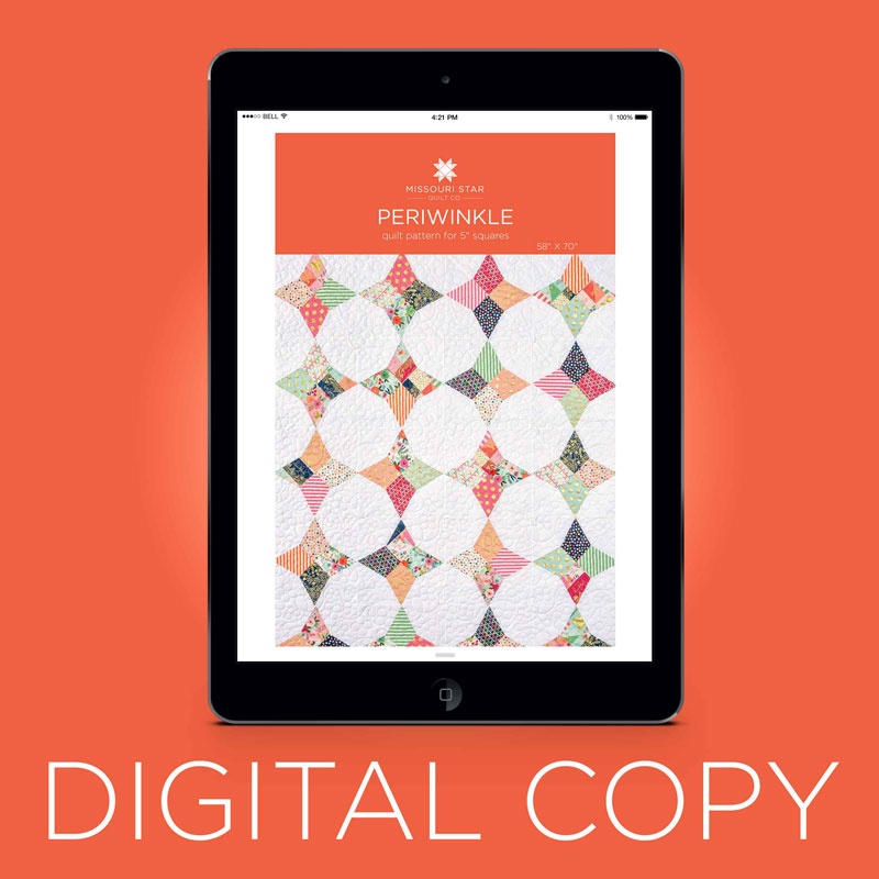 Digital Download - Periwinkle Quilt Pattern by MSQC