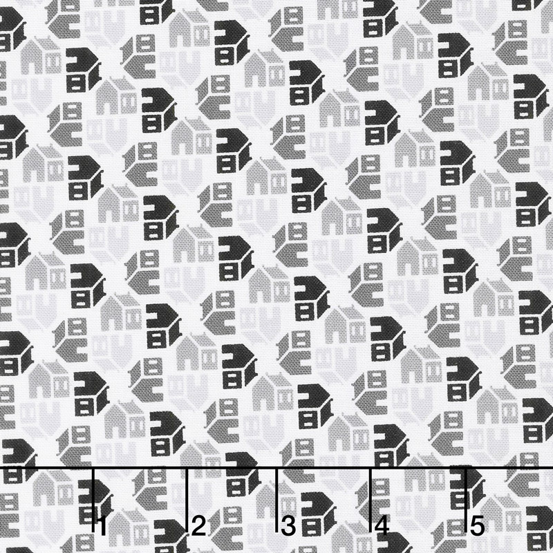 Home Again - Toss Black Yardage