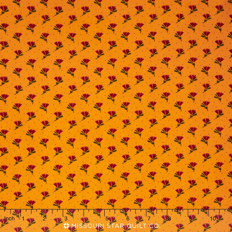 Christmas Gatherings - Christmas Cactus Amber Yardage