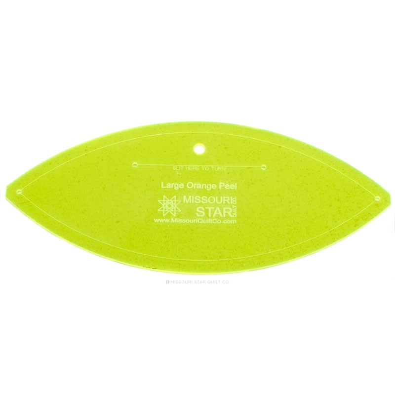 Missouri Star Orange Peel Template **MISCUT** - 10 3/4