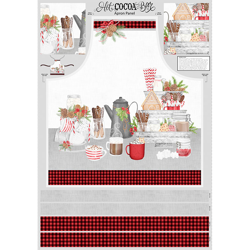 Hot Cocoa Bar - Apron Multi Panel