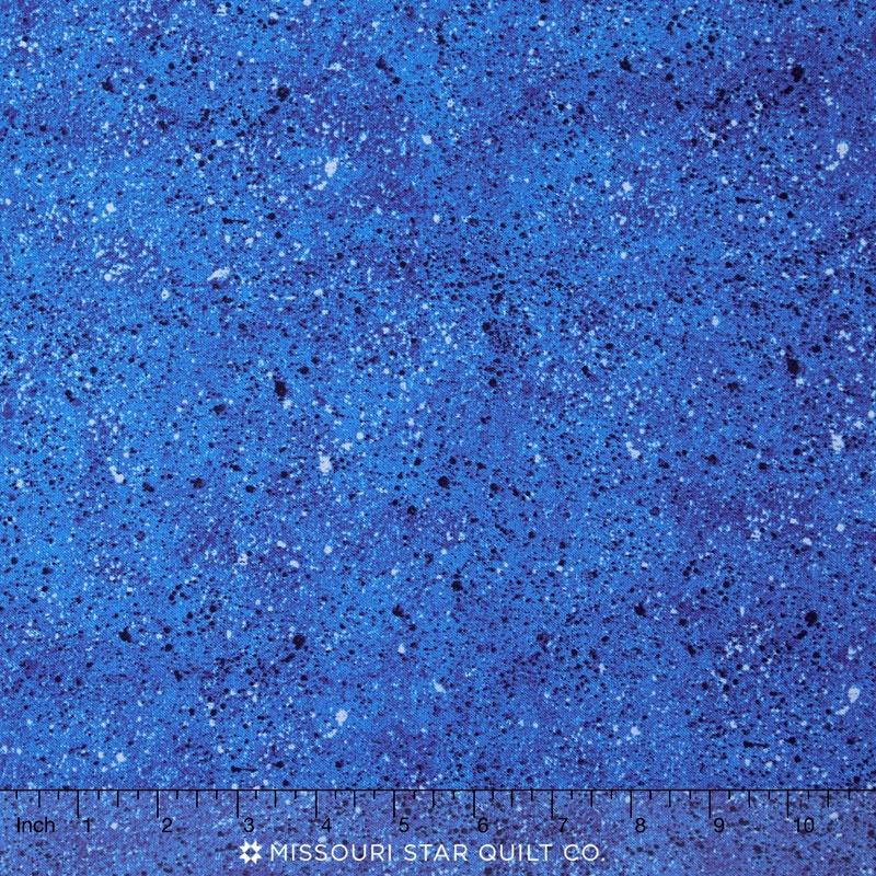 Wilmington Essentials - Sapphire Sky Spatter Texture Royal Blue Yardage