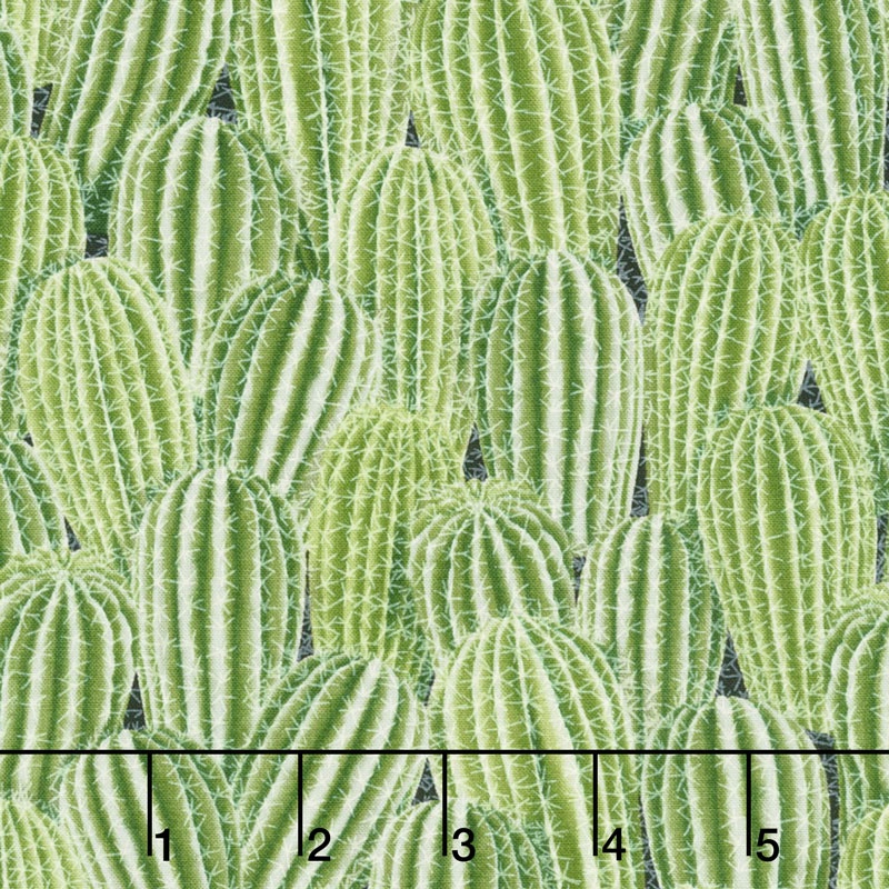 Novelty - Stacked Cactus Yardage