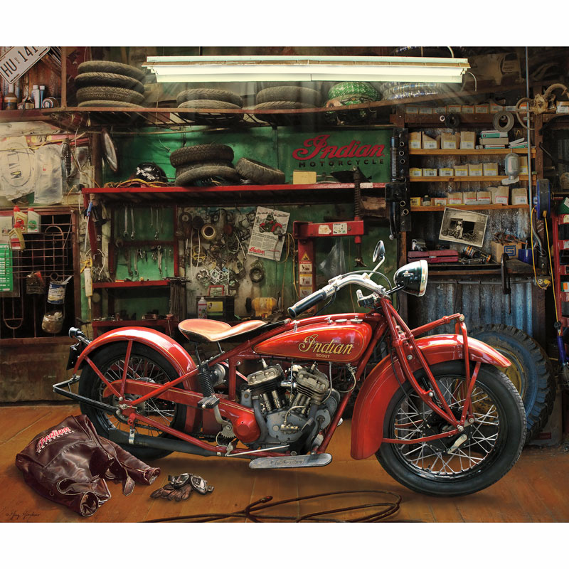 Indian Motorcycle - Scout Digitally Printed Panel