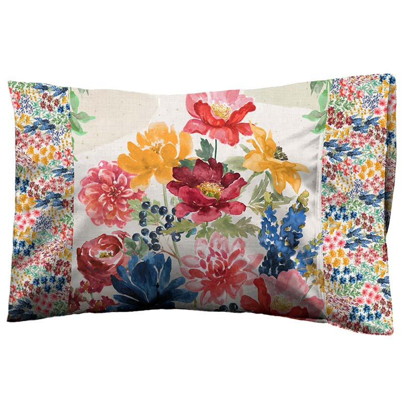 Garden Charm Panel Pillowcase Kit