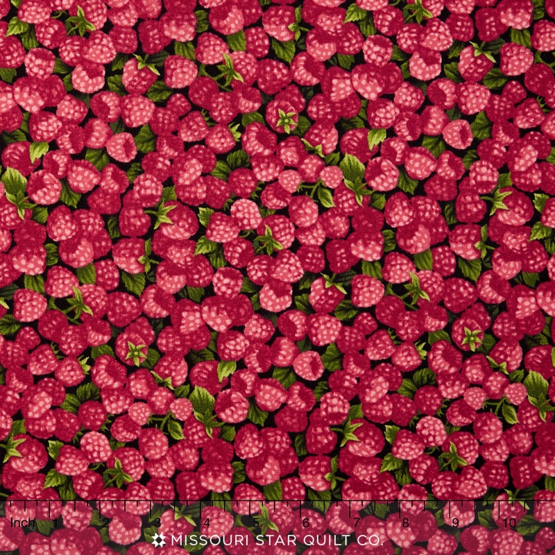 Farmer John's Garden Party - Raspberries Red Yardage